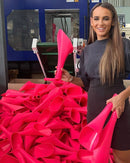 Hi-Vis Safety Pink Scrunnel $39.95+ Postage. All Fuel Funnels are the same whether Yellow Orange or Pink. Same Funnel, same Fit. Just Different Colours