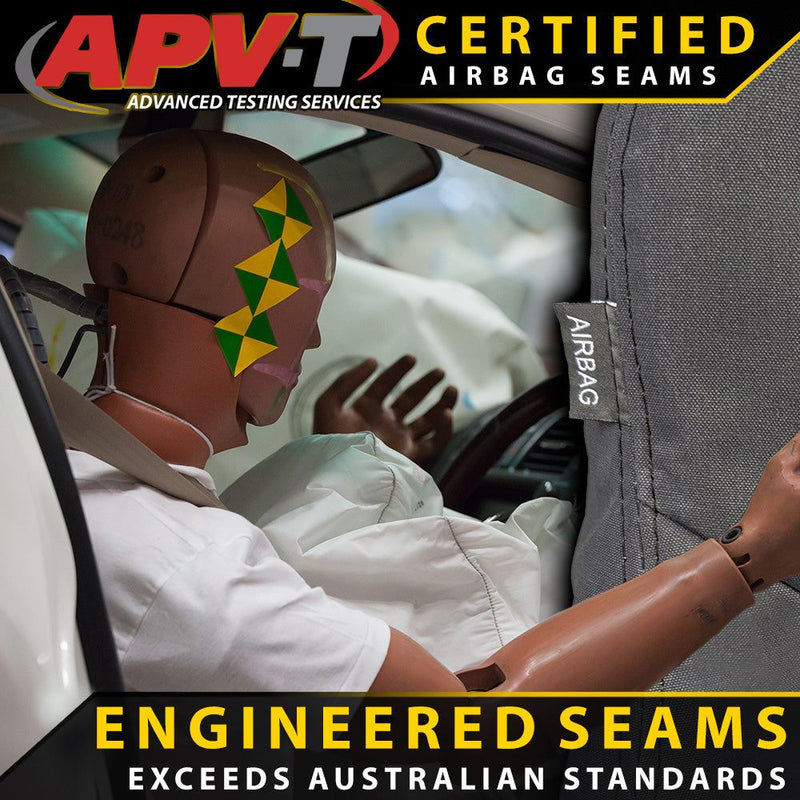 Isuzu MU-X UC Heavy Duty XP7 Canvas 2x Front Row Seat Covers (in stock)