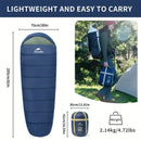 4-Season Lightweight Mummy Sleeping Bag for Camping