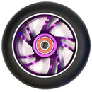 Scooter Wheel Alloy 110mm with Abec 9 Bearing Purple