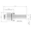 John Guest Watermark 12mm Stem Reducer - PEM061612W
