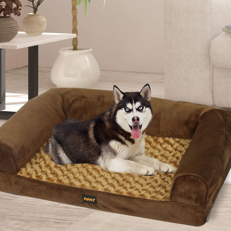 Pawz Pet Bed Sofa Dog Bedding Soft Warm Mattress Cushion Pillow Mat Plush L