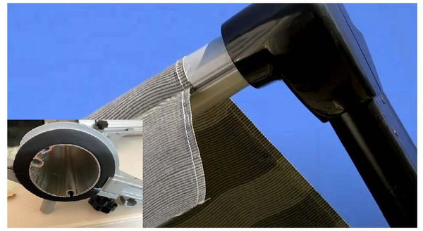 Caravan & RV Clothesline to suit Carefree Electric Awning including 76mm Tube Adapter