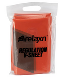 V SHEET ORANGE WITH BLACK 'V'