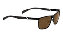 Ugly Fish Flash PN24144 Aluminium Black Frame/Brown Lens Polarised Sunglasses