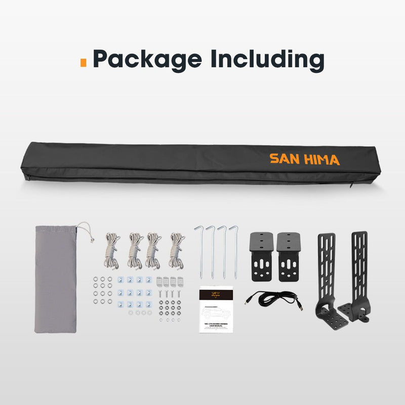 San Hima 180 Degree Free-Standing Awning 600D Double-Ripstop