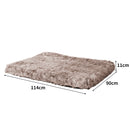 Pawz Dog Mat Pet Calming Bed Memory Foam Orthopedic Removable Cover Washable L