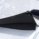 Magnetic Car Windshield Snow Cover Sunshade Frost Protector Black