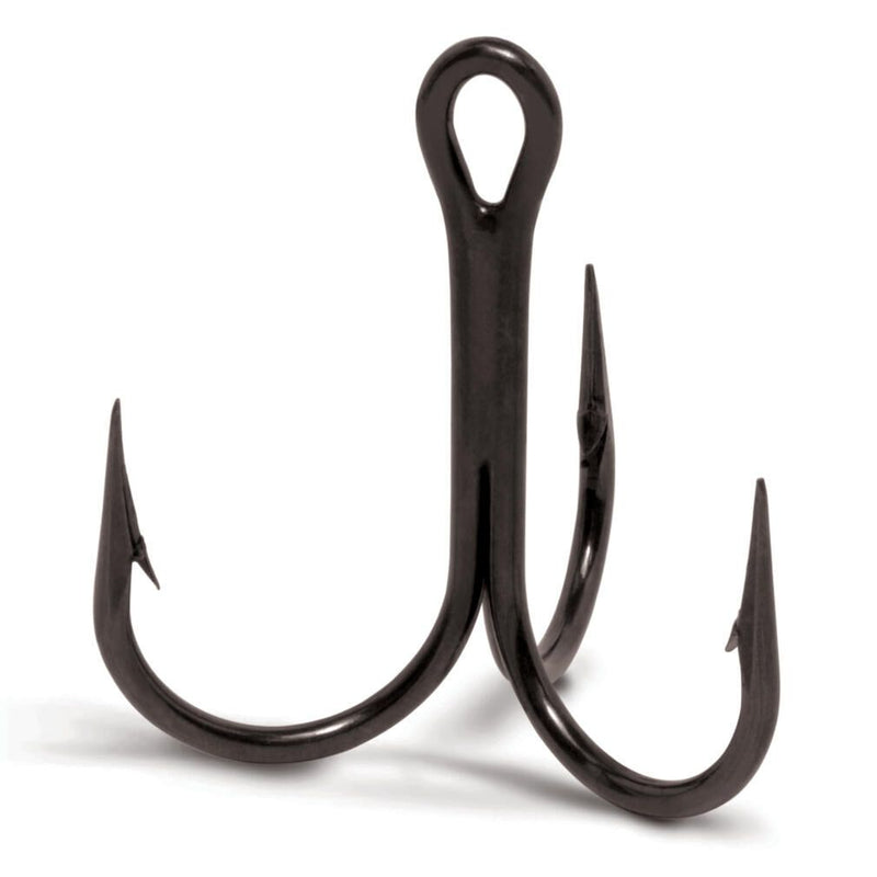 VMC 9651BN Predator Black Nickle 1x Strong Treble Hooks - 10 Hook Pro Pack
