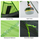 2-Person Double-Layer Camping Tent Waterproof Backpacking  Green