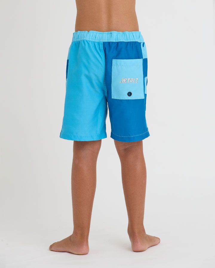Jet Pilot Slime Monster Youth Boardshorts Blue