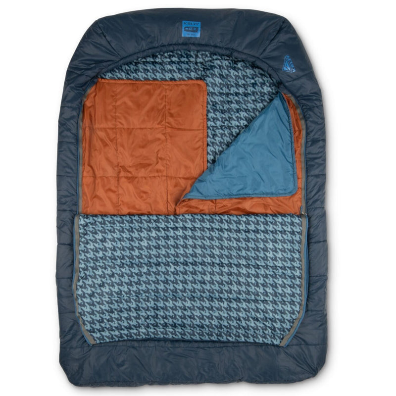 KELTY Tru.Comfort Doublewide 20 Deg 2 Person Sleeping Bag - Pageant Blue Hiker