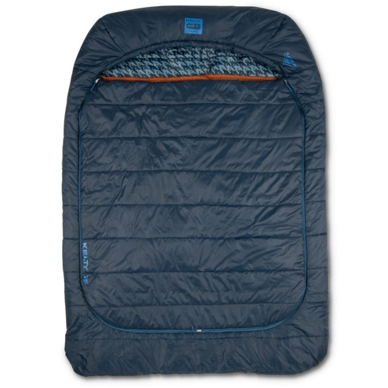 KELTY Tru.Comfort Doublewide 20 Deg 2 Person Sleeping Bag - Pageant Blue Hiker