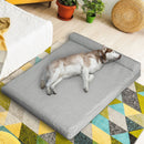 Pawz Pet Dog Bed Memory Foam Orthopedic Waterproof Washable Grey XXL