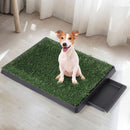 Pawz Indoor Dog Potty Training Tray Pet Grass Toilet Loo 2x Mat Large Portable