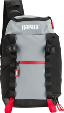 Rapala Countdown Fishing Sling Bag with Multiple Storage and Rustproof Zippers