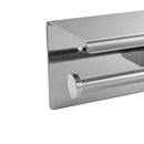 Traderight Group  Toilet Paper Holder Double Roll Stainless-Steel Hook Bathroom Rack Wall Mount