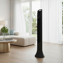 Spector Electric Bladeless Tower Fan Oscillating DC Motor 3 Speeds Timer Remote