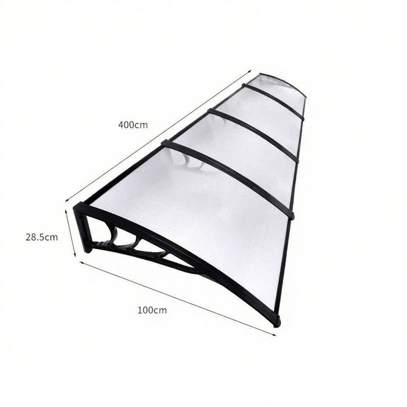Mountview Window Door Awning Outdoor Canopy UV Patio Rain Cover DIY 1m X 4m