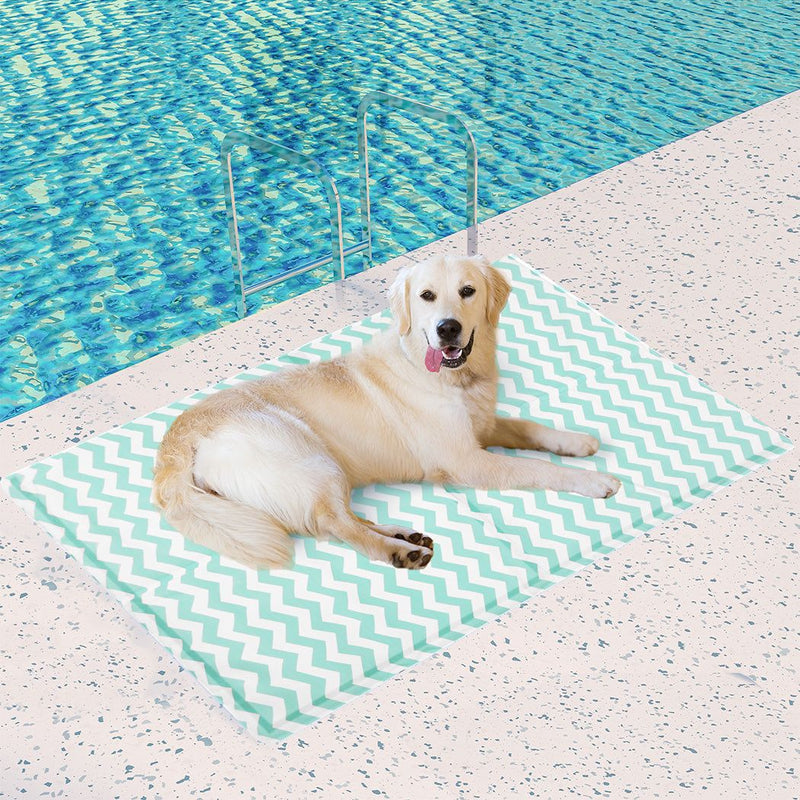 Pawz Pet Cooling Mat Dog Cat Gel Non-Toxic Bed Puppy Self-cool Summer Ice Pad XL