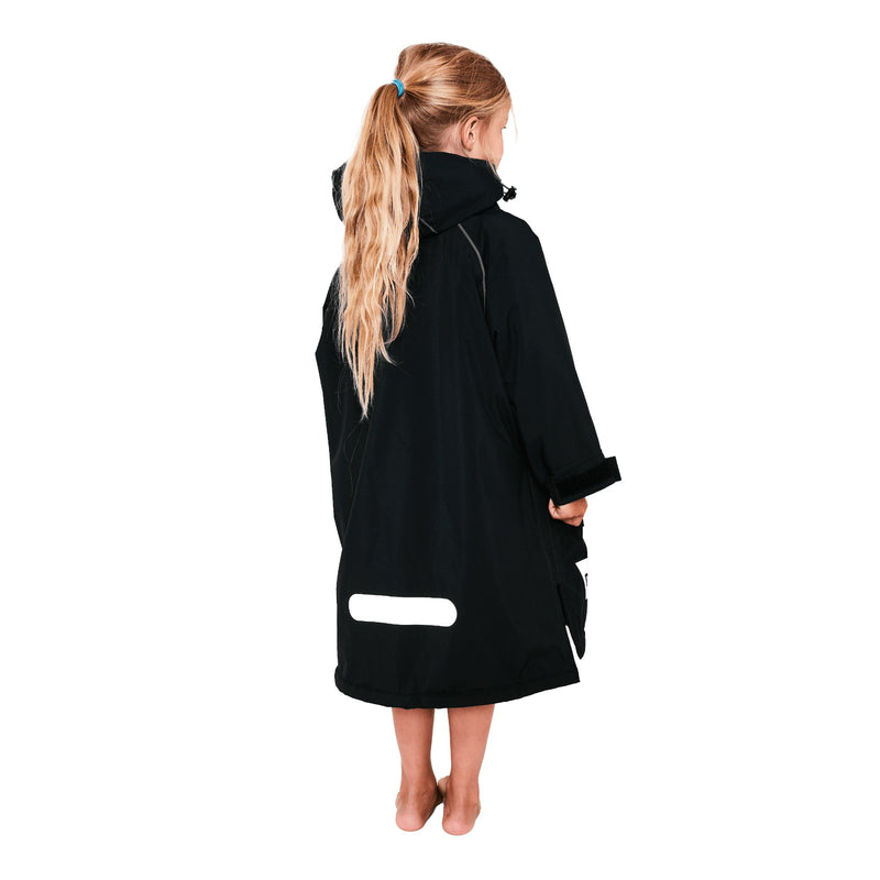 Kids Dry Poncho - Black