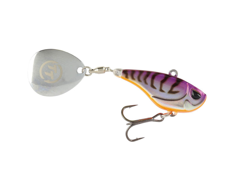 TT Lures Flashpoint+ 47mm Tail Spinner Vibe Lure - WAGASUJI PRAWN