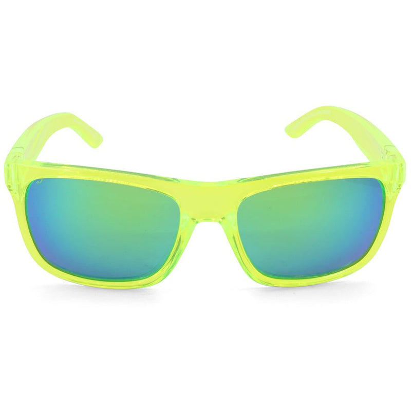 Dirty Dog Boom 53414 Crystal Lime Green/Green Mirror Polarised Sunglasses