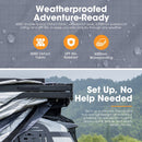 San Hima 270 Degree Awning Free-Standing Camping With L Brackets Passenger Side