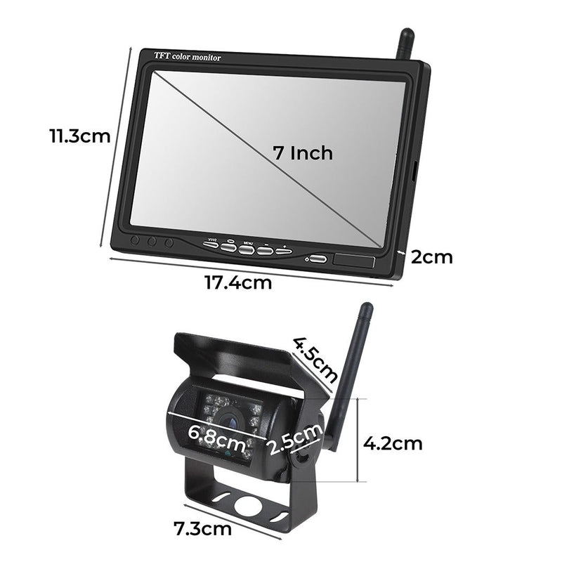 Wireless Rear View Monitor + Reverse Camera