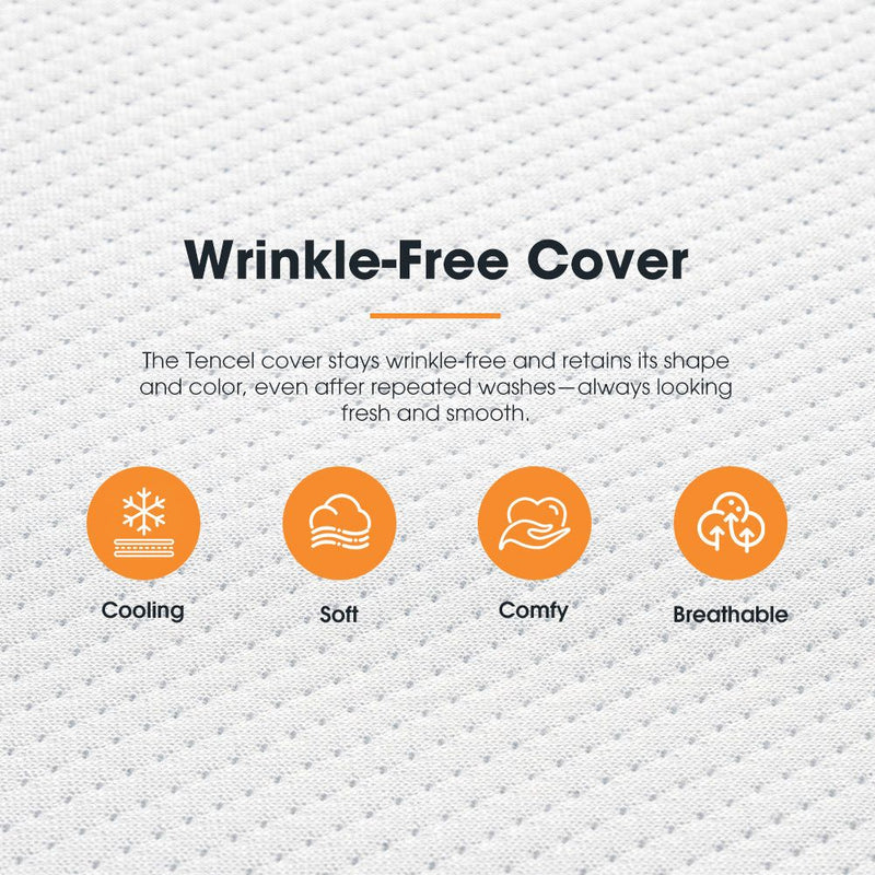 San Hima Caravan Mattress Topper Queen Long Size Mat RV Bed 196.5cm x 150cm