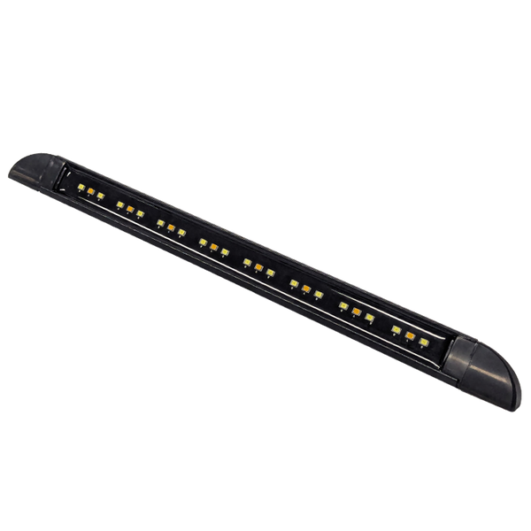 COAST RV 350mm Black Slimline Awning LED Light - IP67 Amber & Std