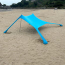 Portable Beach Tent Sun Shelter Windproof Camping Canopy Blue
