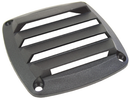 Flush Louvre Nylon Vent Black 90mm X 90mm