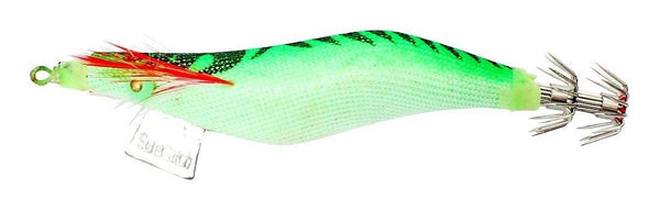 Surecatch Suresquid Green - Cloth Squid Jig Lure 3.5gram Tournament Grade