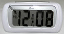 LCD Alarm Clock WHITE