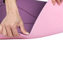 Centra Yoga Mat Non-Slip Fitness Exercise Workout Home Pilates & Floor Purple