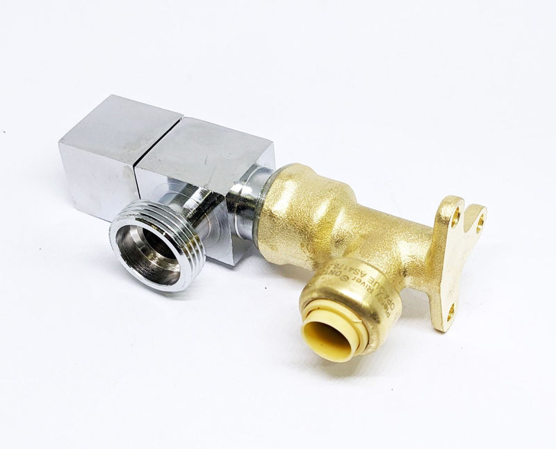 Plenty River Washing Machine Tap Assembly 3/4" BSP Male Iron Thread x 12mm Push fit