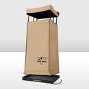 San Hima Camping Shower Tent Awning Fold-Out Brown & Camping Shower Tent Base