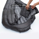 Winter Down Sleeping Bag Zipper Closure