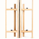 Foldable Wooden Snow Sled - Portable & Modern Design