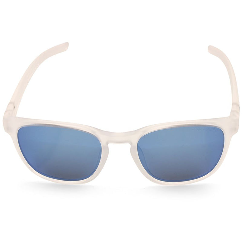 Dirty Dog Lit Satin Crystal/Grey-Ice Blue Mirror Unisex Polarised Sunglasses