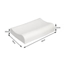 Dreamz Natural Latex Pillow High Low Side Washable Case Anti Bacteria Luxurious