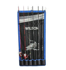 Wilson Wall Mount Fishing Rod Holder – Holds 6 Rods or Combos – Heavy Duty