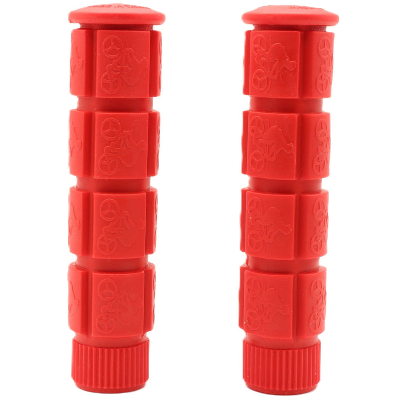 ProSeries Single Ply Medium Compound Bicycle Handlebar Grips (Red)
