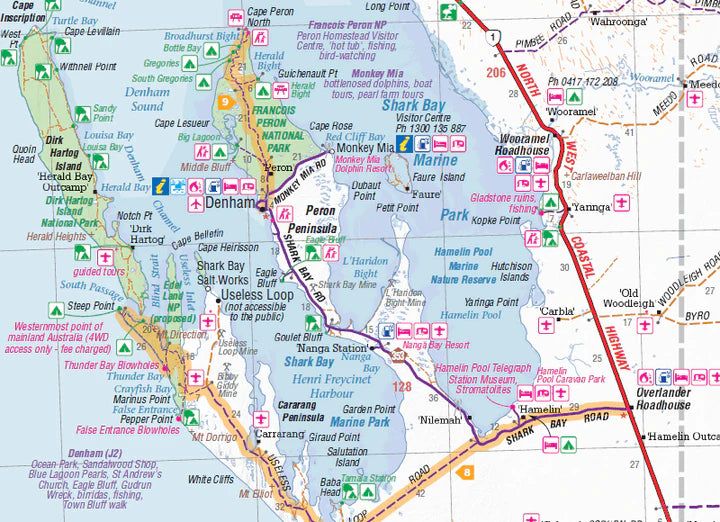 HEMA - Mid West Western Australia Map