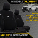 Ford Ranger T6.2 XLT Neoprene 2x Front Row Seat Covers