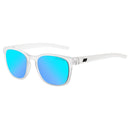 Dirty Dog Lit Satin Crystal/Grey-Ice Blue Mirror Unisex Polarised Sunglasses