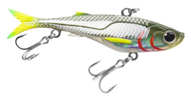 TT Lures Quake Slim 95mm Soft Vibe Fishing Lure Rigged with 4X Strong Trebles