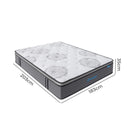 Dreamz Spring Mattress Bed Pocket Egg Crate Foam Medium Firm King Size 35cm