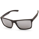 Dirty Dog Volcano Satin Black/Grey-Silver Mirror Polarised Sunglasses